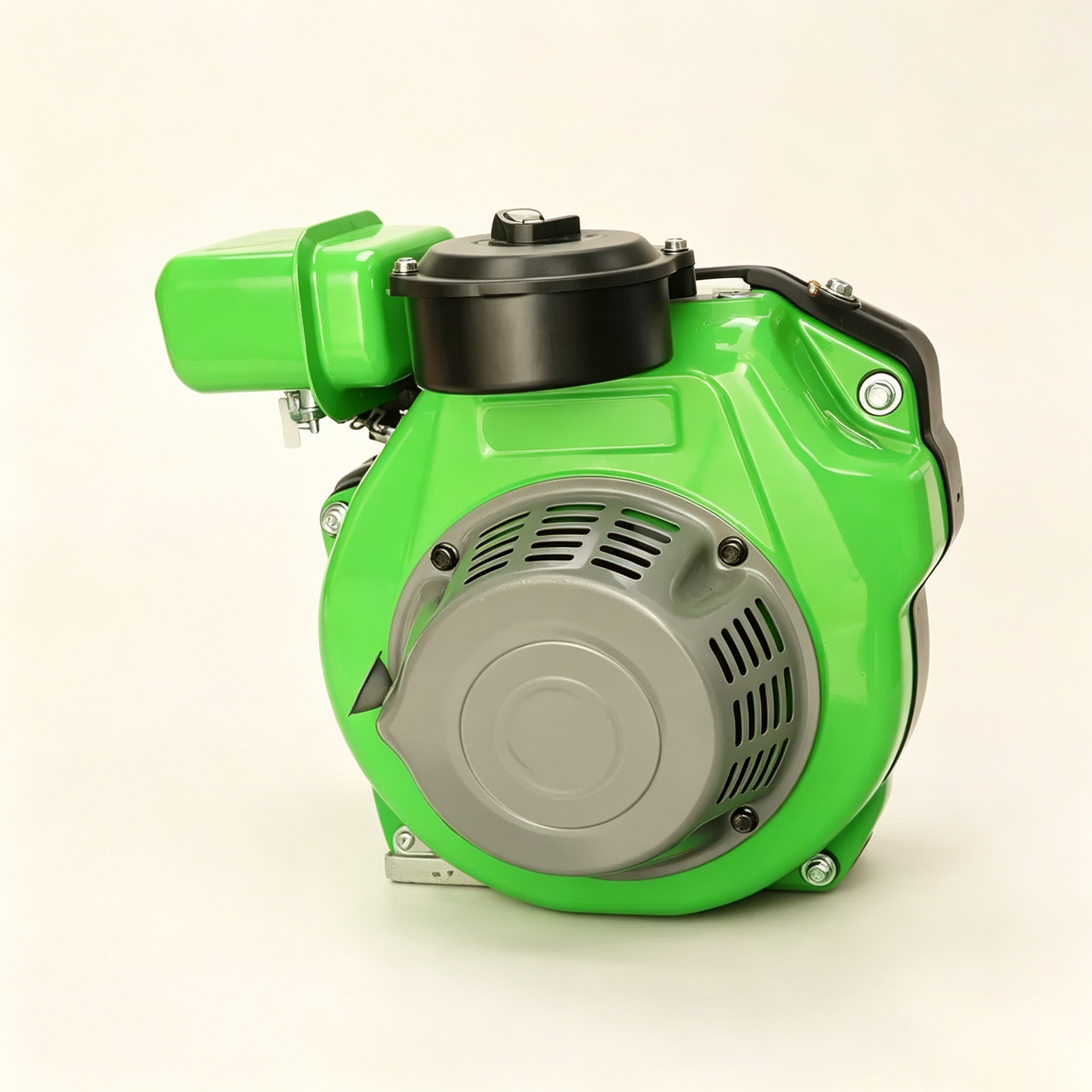 Air-Cooled Diesel Engine with Dual Start System
